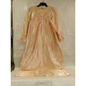Vintage Heather Lane Full Length Satin Gown A22